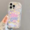 Diseño Creativo de Graffiti Adecuado para Apple 17Promax, Funda para Teléfono Iphone16Pro Europea y Americana, 15Plus Anticaída, 14 Suave