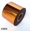 Embalagens com Foil de Hot Stamping Dourado e Prateado Materiais de Embalagem Foil de Hot Stamping Transferência Térmica Dourado Fosco Vermelho Preto Branco Alumínio Eletroquímico Estampagem em Couro