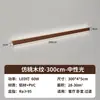 Lámpara de pared con veta de madera de durazno, adecuada para mesitas de noche en dormitorios, lámpara larga minimalista, lámpara de pared de fondo para sofá en sala de estar, iluminación ambiental, hierro