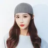 Gorro de Algodón Tejido Grueso para Hombre, Portable, de Algodón Puro, Estilo Melon, Gorro de Lana, Otoño e Invierno, Gorro para Calvos, de Invierno para Hombre