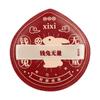 Borla elástica para polvos Xixi Futu He Chun Q, súper suave, para uso húmedo y seco, de doble uso, tipo gota, cuadrada, D-572AB