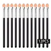 Pincel de sombra de ojos de esponja individual dos colores corazón de goma algodón pincel Halo para ojos palo de sombra de ojos de esponja herramientas de maquillaje de belleza al por mayor