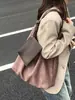 Ropa de Trabajo Casual Retro Bolso de Gran Capacidad para Mujer 2026 Nuevo Otoño e Invierno Bolso Tote de Gamuza Estilo Coreano de Nicho Bolso de Hombro