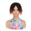 Mary baby extensión de cabello tejida a mano de 8 pulgadas extensión de cabello explosión cabeza extensión de cabello trenza sucia extensión de cabello Gancho a mano de comercio exterior extensión de cabello