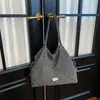 2026 Novo Estilo Coreano Estilo Preguiçoso Estampa de Estrela Bolsa Nuvem Grande Capacidade Ombro Único Transversal Versátil Bolsa Tote para o Dia a Dia