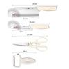 Cuchillo de Cocina y Tabla de Cortar de Acero Inoxidable Dos en Uno Combinación de Cuchillos para el Hogar Set de Picnic Suplemento Alimenticio Nuevo Agente Mayorista Transfronterizo