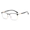 Gafas Jamie 3573 Estilo Coreano Modernas Retro con Montura de Metal para Hombre, Adecuadas para Uso de Negocios, Se Pueden Montar con Lentes Graduados, Gafas Anti-Luz Azul