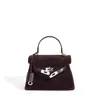Bolsa de Mão Kelly de Couro Fosco Novo Modelo 2026, Bolsa Quadrada Pequena de Nicho de Alto Padrão, Bolsa Transversal Exquisita e Versátil para o Dia a Dia