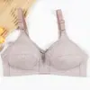 Ropa interior transfronteriza nueva para mediana edad y personas mayores de talla grande sujetador cómodo push up inalámbrico de ajuste de senos B003#