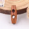 Fornecimento Direto da Fábrica Botão de Moda para Casaco Botão de Oliveira de Madeira Botão Simples Atmosférico Botão de Corda Estilo Academia para Casaco de Lã