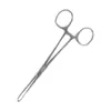 Pinzas de Tejido Médico Acero Inoxidable Pinzas Horizontales de Diente de Rata Sujetadoras Quirúrgicas de Extracción Pinzas de Tejido Ginecológico Médico