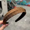 Diadema elegante y casual para mujer, diadema diaria exquisita de corona alta, adecuada para lavarse la cara y maquillarse, accesorio versátil para el cabello
