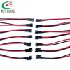 Cabo Conector Sm Macho-Fêmea, Chicote de Fios com Terminais Vermelho e Preto, Cabo de Alimentação para Dispositivo de Hidratação, Cabo de Conexão de Bateria, Fio Plug