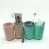 Set de Viaje, Vaso para Enjuague Bucal de Viaje, Vaso Sencillo para Lavar, Práctico Set con Estuche para Cepillo de Dientes, Caja de Almacenamiento para Viajes de Negocios al Aire Libre
