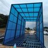 Máquina de Lavar Carros Fechada Personalizada para Canteiro de Obras, Plataforma de Lavagem com Sensores Totalmente Automática 9m para Túnel de Lavagem de Carros Fechado