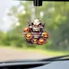 Árbol de Navidad Transfronterizo de Calabaza Nuevos Adornos de Decoración Llavero de Halloween de Terror Personaje Decoración Plana para Coche Mochila