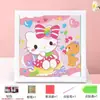 Juguete de Diamante Regalo Educativo Soporte de Exhibición Popular Exquisito Hello Kitty Dibujo de Diamante Hecho a Mano
