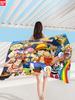 Toalla de Playa de Microfibra Fina One Piece Toalla de Baño Absorbente Estampada