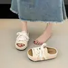 Sandalias de meter para mujer para uso en exteriores, zapatos de nuevo estilo con suela gruesa, mocasines de verano que aumentan la altura, zapatos de suela gruesa 2026, modernos y casuales