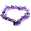 Pulseira de Cascalho de Cristal Natural Xiyin Transfronteiriça da Amazon Ágata Jade Pedra Irregular Pulseira Joias Atacado