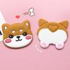 Cachorro de perro Chai pvc accesorios de goma suave al por mayor pantuflas con agujeros hebilla de flor gancho para coche parche decorativo para bolsa de dibujos animados