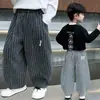 Roupas de Primavera e Outono para Meninos, Novidade Estilo 2026 Calças Casuais Largas e Estilosas para Crianças, Calças Compridas para Bebês Meninos