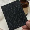 Adesivos para Manicure Francesa Vazados Designs Pintados por Spray Estrela de Cinco Pontas Cruz Laço Decorações para Unhas Venda por Atacado