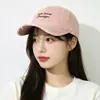 Gorra de béisbol para mujer con visera de pico, estilo vintage lavado, bordado en inglés, parte superior suave, protección solar para exteriores, sombrero parasol para hombre