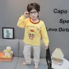 Roupa Térmica Unissex Outono e Inverno Roupa de Casa Pijama Desenho Animado Conjunto Casual Novo Duas Peças Tendência