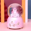 Caja de música de bola de cristal para niños, caja de música, bola de cristal, copo de nieve, princesa, niña, sueño, castillo, regalo de cumpleaños, venta al por mayor