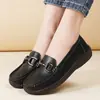 Sapatos Casuais Femininos Antiderrapantes, Confortáveis e Versáteis, Sapatos de Mãe, Sapatos Baixos, Mocassins, Sapatos Slip-On, Sapatos de Encaixe, Moccasins, Slip-Ons