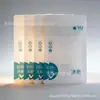 Bolsa de Embalaje de Manga de Hielo de Papel Kraft Blanco de Gama Alta, Manga de Protección Solar de Moda con Cierre Automático, Embalaje Universal, Logo Personalizable