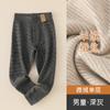 Pantalones Térmicos para Niños Cachemir Seda Otoño e Invierno Forro Polar Engrosado Leggings Niños Niñas Capa Base Uniforme Escolar Pantalones de Algodón Mágico