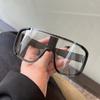 Gafas de sol para montar a caballo al aire libre, de noche, para hombre, deportivas, de carretera, con montura grande, a prueba de viento, protección ocular, transparentes, modernas, 2024