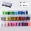 Pó Glitter Laser Glitter Misturado Popular Transfronteiriço 32 Cores Nail Art Frasco de Pó Glitter Atacado Gradiente Céu Estrelado