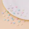 Mini Flor Pequena Pétalas de Trevo de Quatro Folhas 7mm Plástico Pérola de Imitação Flor Material para Brincos Pulseira Joias Feito à Mão