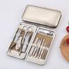Set de cortaúñas de 7 piezas cortaúñas cortaúñas cortaúñas herramientas de manicura set de regalo logo imprimible