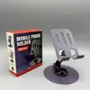 Soporte Giratorio de Metal para Escritorio Impresión Publicitaria logo Seguimiento Reproducir en Vivo Artefacto para Hombre Perezoso Sonido de Sacudida Explosiones Plegable Teléfono Móvil