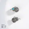 Cuentas Espaciadoras Turquesas de Venta Caliente Transfronterizas Alta Retención de Color Accesorios para Collares y Pulseras DIY de Yiwu Cuentas Espaciadoras de Mariposa con Agujero