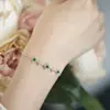 Caperucita Roja con Pulsera de Granate Retro para Mujer de Alto Gusto Lujo Ligero Diseño de Nicho Pulsera de Moda