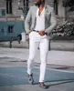 Blazer de Xadrez Masculino de Linha Única com Dois Botões Personalizado para Exportação Transfronteiriça, Blazer Casual Slim Masculino