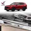 Adequado para Honda 23 Crv Faixa Interna Modificada para Soleira de Porta Aço Inoxidável Pedal Especial de Boas-Vindas Tira Decorativa Brilhante Patch