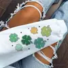 Día de San Patricio Amor Sudadera con Capucha para Mujer St. Regalo Día de San Patricio Novia Verde Patrón de Moda Deportivo