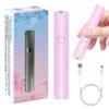 Secador de Unhas Portátil Manual Transfronteiriço com Carregamento USB, Lâmpada de Fototerapia para Secagem de Esmalte em Gel, Atacado