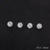 4-12mm Olho de Gato Branco Contas Soltas Feitas à Mão DIY Pulseira de Contas Colar Grampo de Cabelo Joias para Orelha Acessórios Venda por Atacado