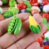 Modelo de Verdura Mini Comida Juego Casa de Muñecas Material Decoraciones Berenjena Col Rábano Hongo