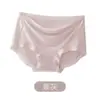 Roupa íntima feminina 50S Modal de Alta Elasticidade, Forro de Algodão na Virilha, Cintura Média, Sem Costura, Tamanho Grande, Shorts Triângulo Finos, Peça de Baixo Respirável
