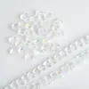 Contas de Vidro Mágico Cristal Eletroplatado Borboleta com Furo Central de 8MM Acessórios para Joias DIY Brincos Colar Pulseira Material de Acessórios