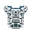 Adequado para modelos Bmw X6 G06 23-24, Upgrade para Para-choques Dianteiros e Traseiros M/Mt, Saias Laterais, Conjunto do Para-choque Dianteiro, Peças do Difusor Traseiro
