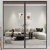 Cortina de Entrada para Proteção contra Mosquitos, Porta de Tela Estilo Rural, Cortina de Tela para Sala de Estar, Porta de Tela com Padrão de Diamante, Janela de Tela Estilo Country